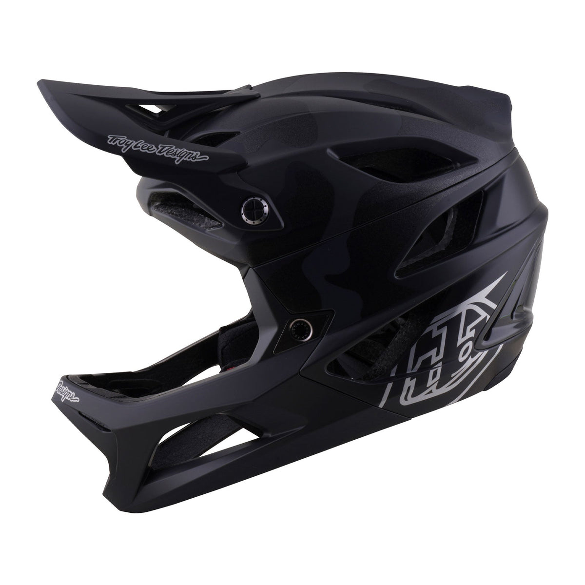 TROY LEE DESIGNS STAGE 2 SPLIT -maastopyöräilykypärä, musta/maastokuvio