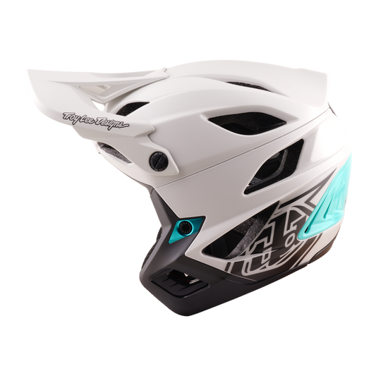 MTB-helm TROY LEE DESIGNS STAGE STUNT DRONE PUMICE Grijs/Groen