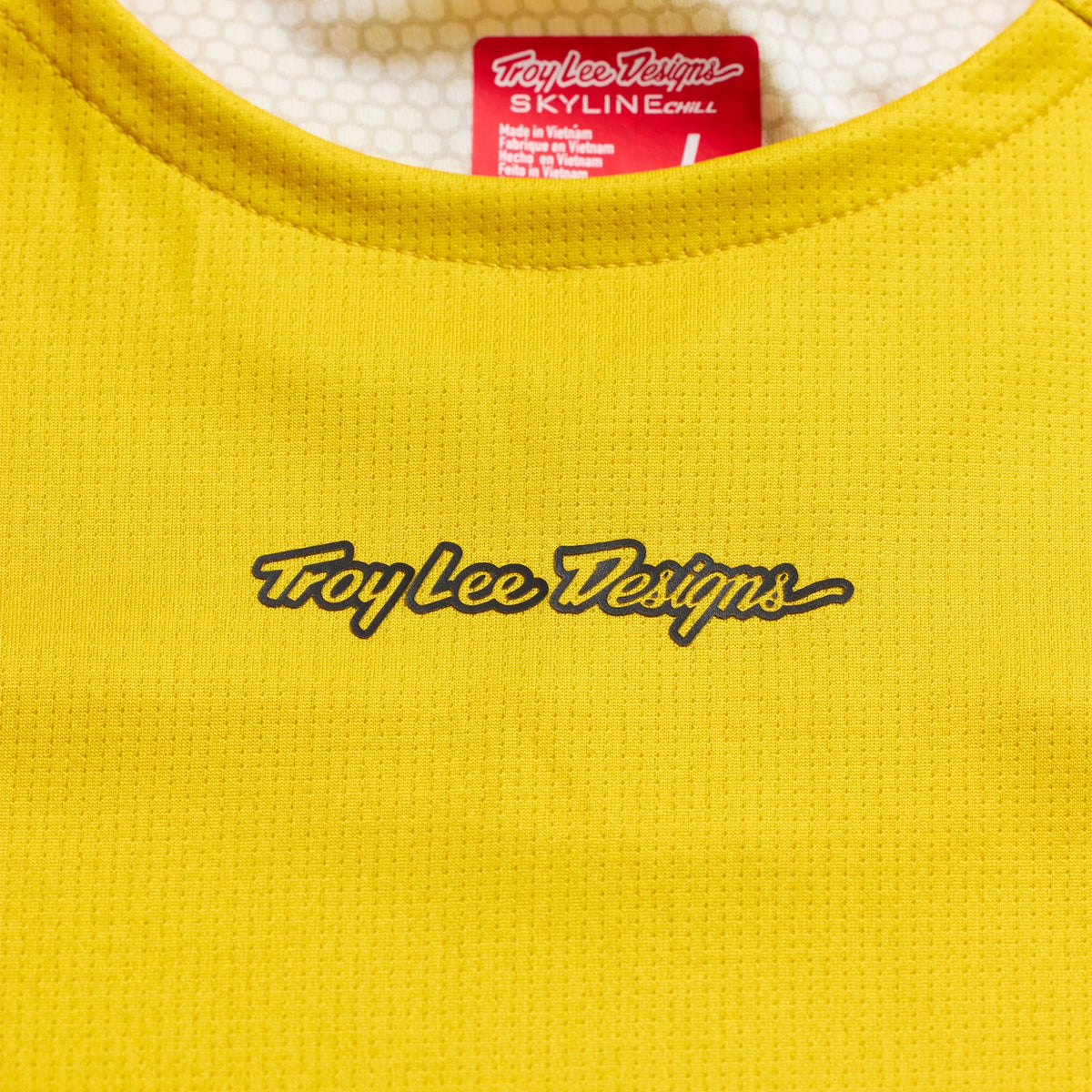 TROY LEE DESIGNS SKYLINE CHILL SWITCHBACK langærmet cykeltrøje i Acid Yellow