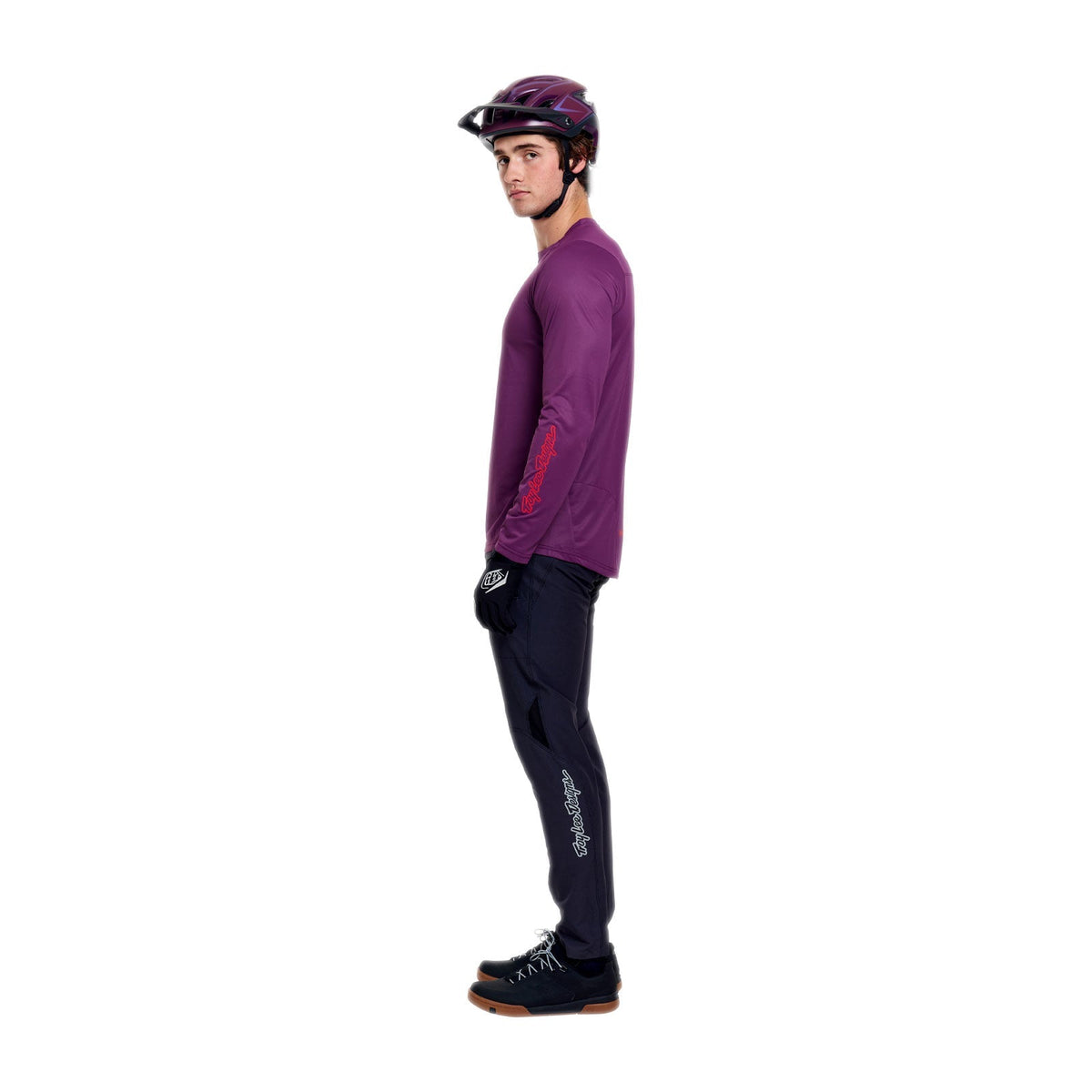 Tröja TROY LEE DESIGNS SKYLINE PRO MONO Lång Ärm Sangria