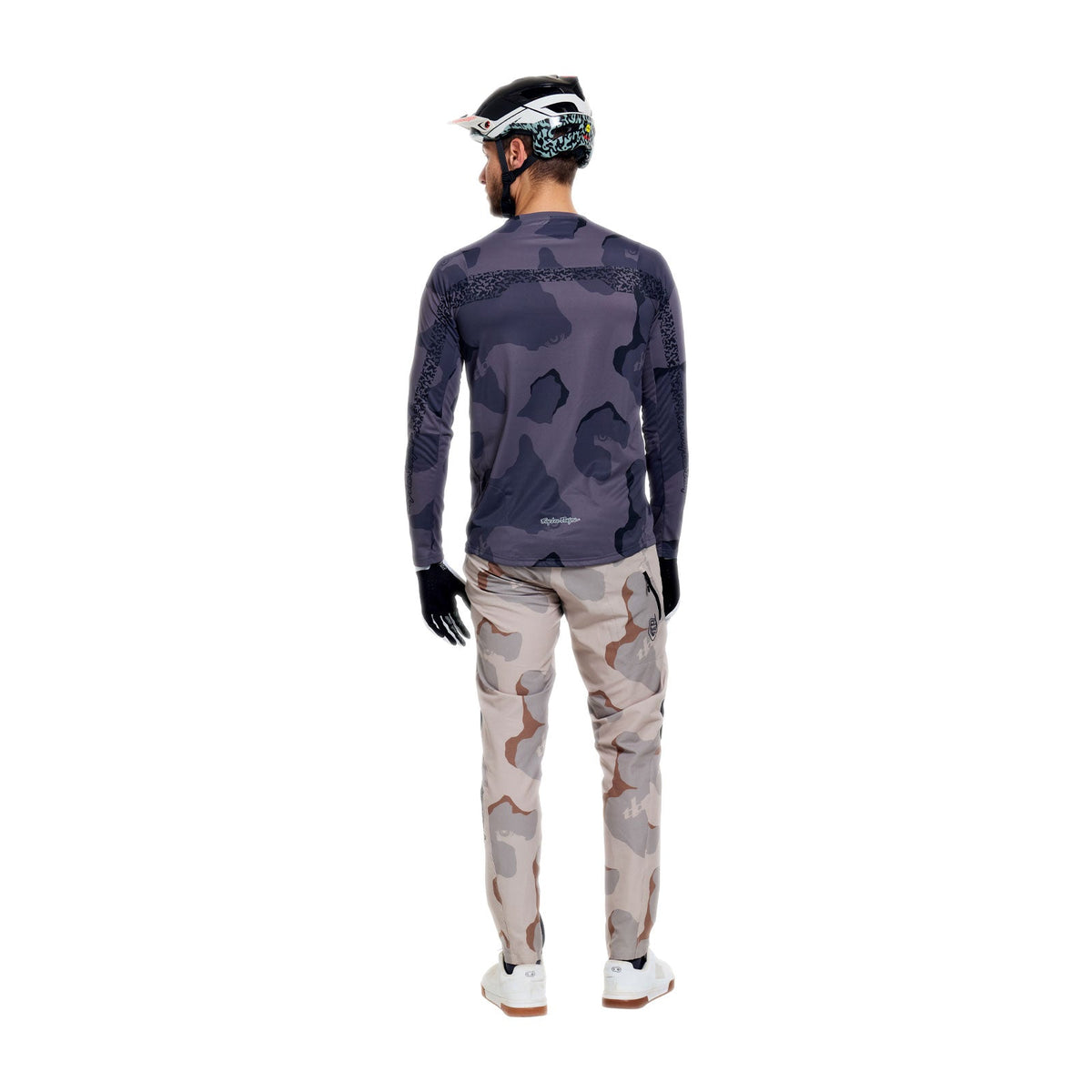 TROY LEE DESIGNS SKYLINE PRO FLOW CAMO Long Sleeve Jersey Carbon