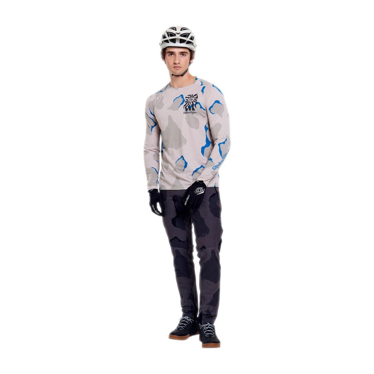 Tröja TROY LEE DESIGNS SKYLINE PRO FLOW CAMO Långa ärmar Pumice