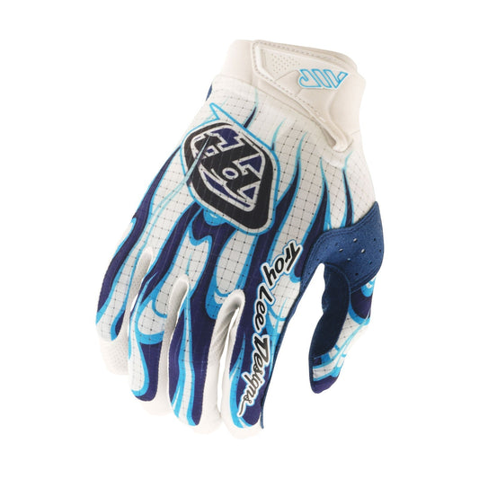 Γάντια TROY LEE DESIGNS AIR TORCHED Λευκό/Μπλε