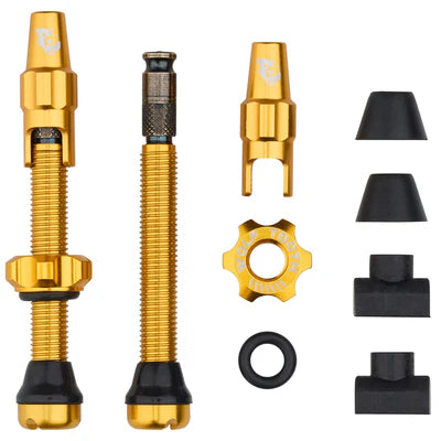 Set med 2 tubeless-ventiler WOLF TOOTH CLIK VALVE Guld