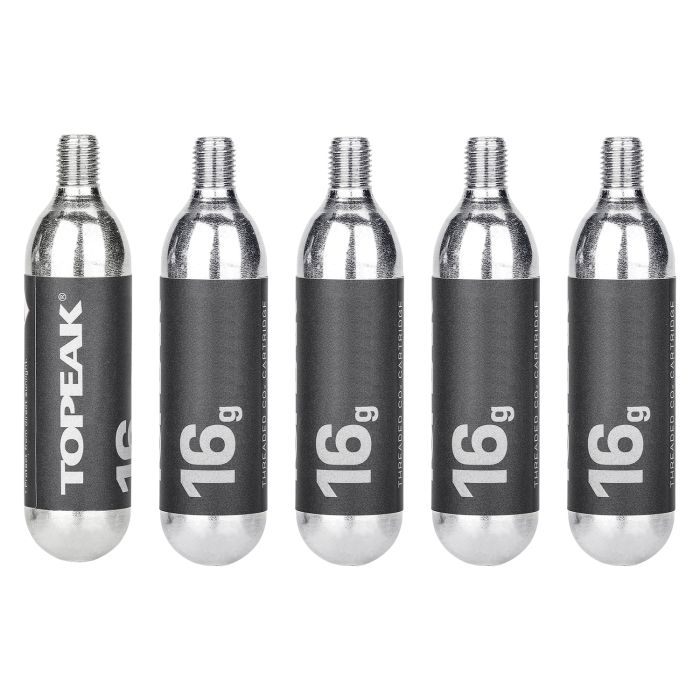 Naboje CO2 TOPEAK Gwintowane 16g (5 sztuk)