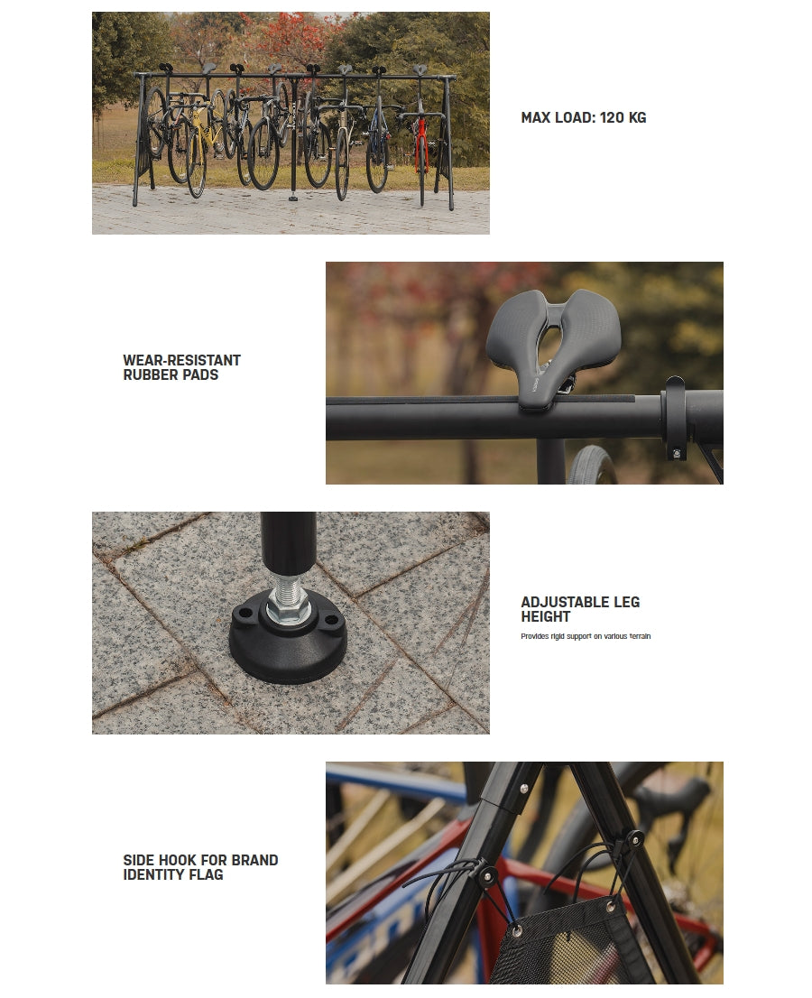 Standaard voor 12 Fietsen TOPEAK RALLY STAND A-TYPE