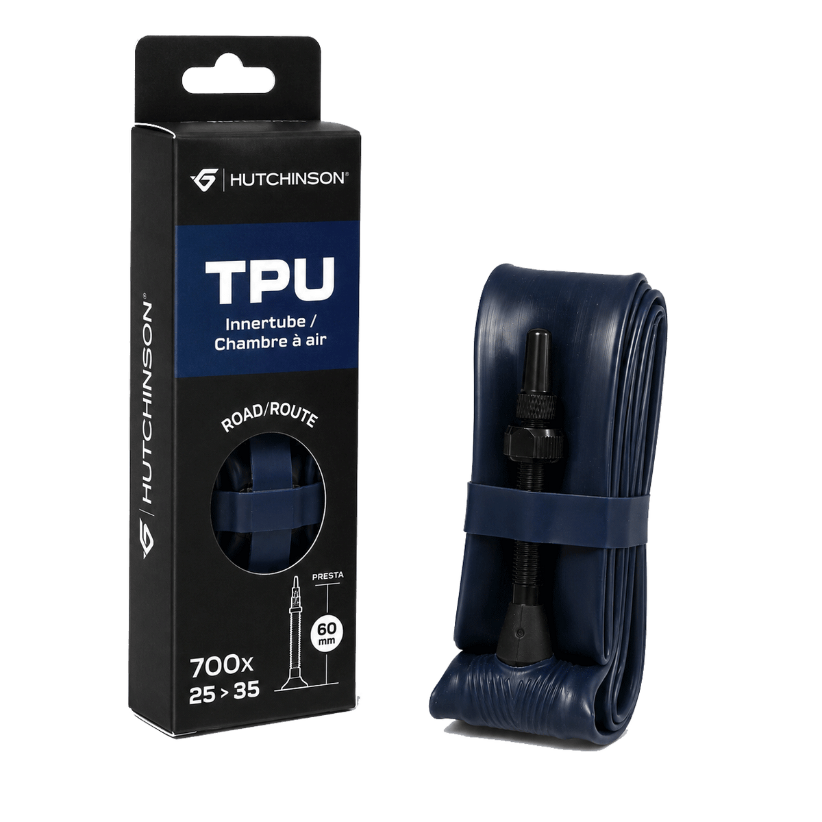 Cykelslang HUTCHINSON TPU 700x25/35 Presta