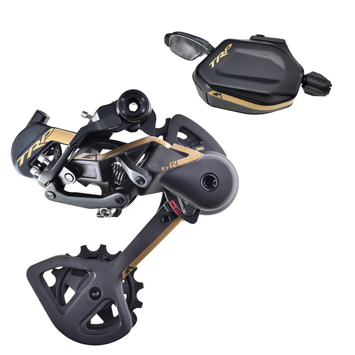 Derailleur og Skiftersæt TRP DH12 12V Sort/Guld