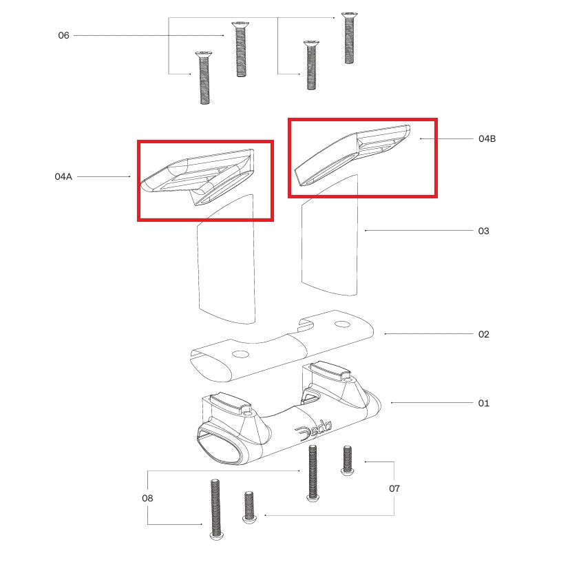 DEDA Mounting Plates for TT314 Support
