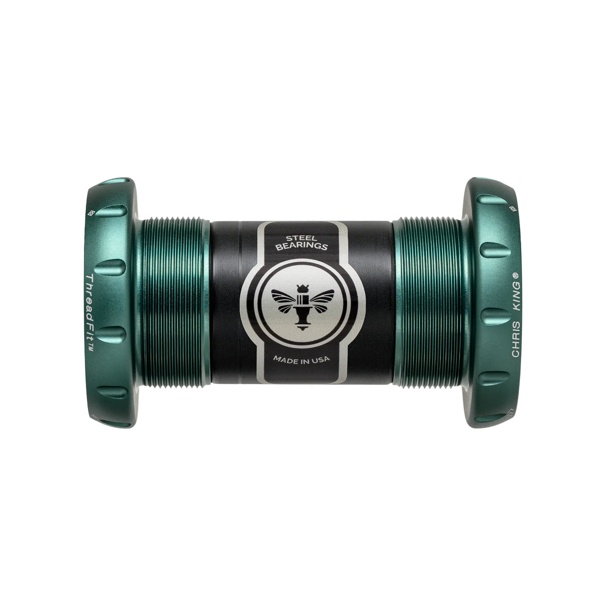 CHRIS KING ThreadFit 30 68/73mm Bottom Bracket Green