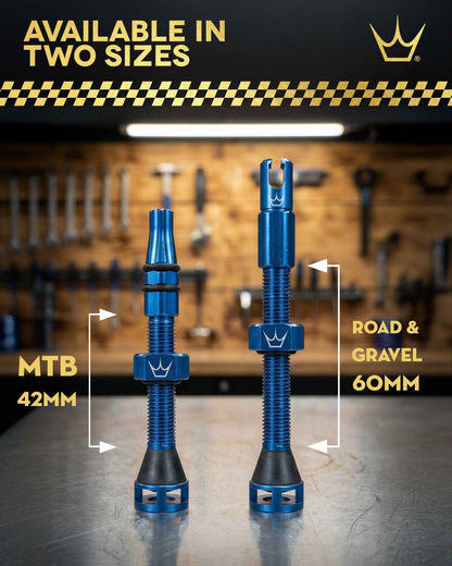 Tubeless-venttiilit PEATY'S HOLESHOT FAST FLOW 60mm (x2) Vihreä