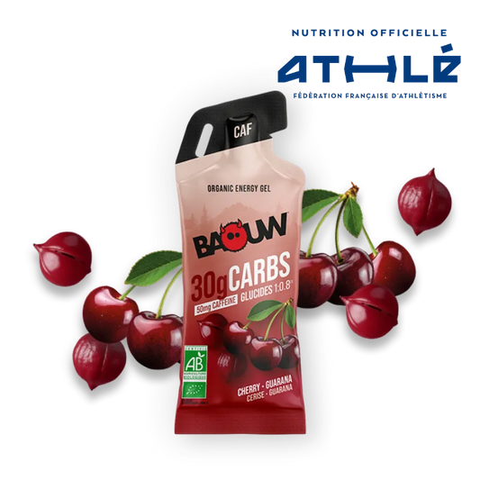 BAOUW energia-geeli kirsikka/guarana/kofeiini (44 g)