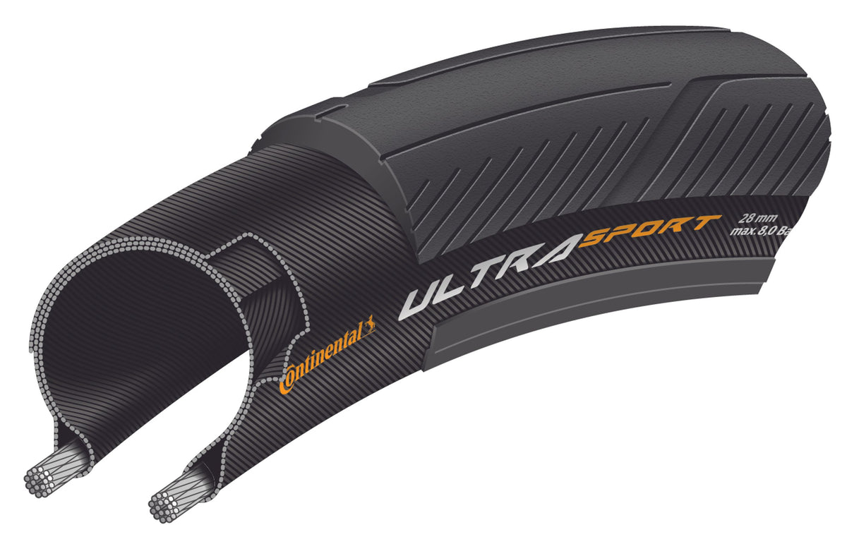 Opona CONTINENTAL ULTRA SPORT III 700c TubeType Brązowa