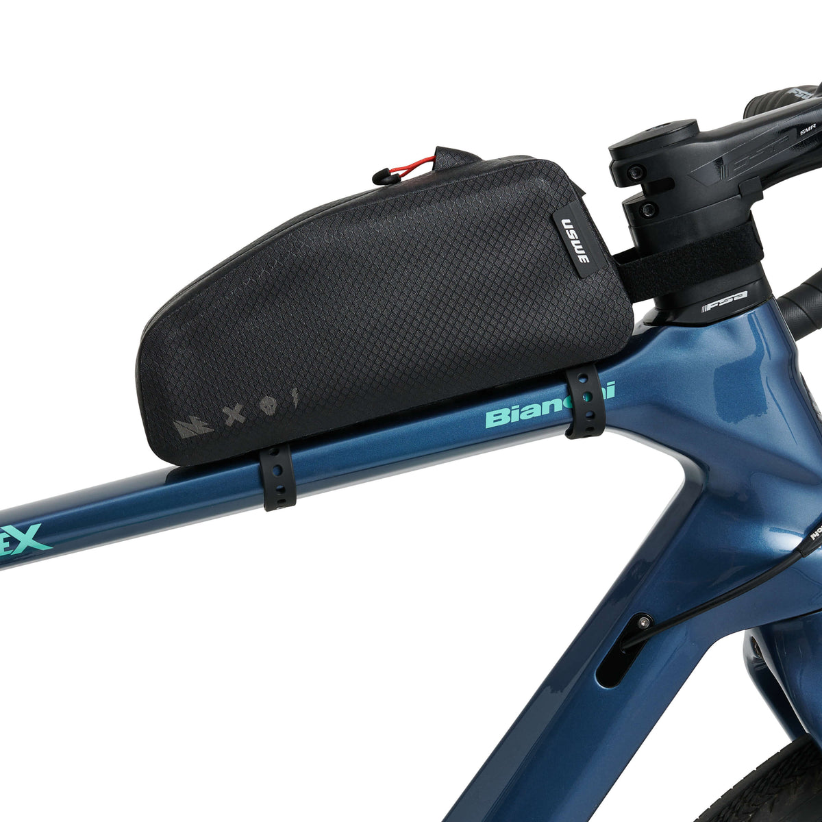USWE TOP TUBE ZIPPERED 1.2 L Frame Bag