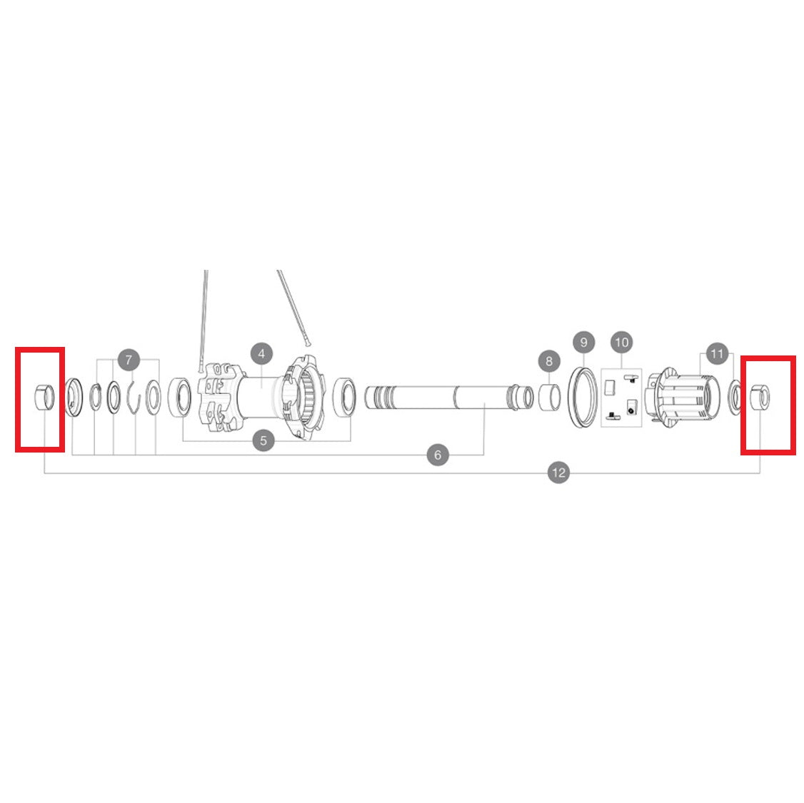 MAVIC YELL BOOST Self Adjust 12x148mm Rear Wheel Adapter