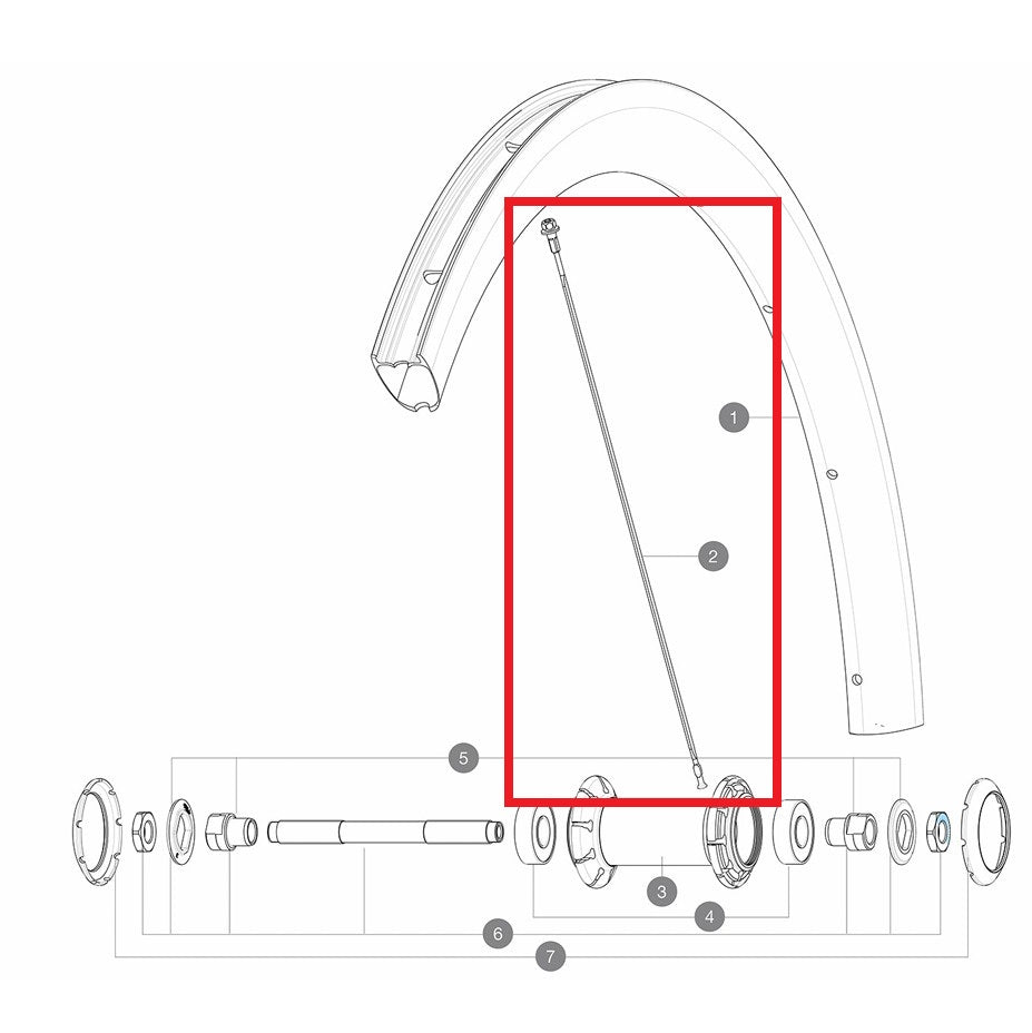 Κιτ 10 Ακτίνων Εμπρός/Πίσω MAVIC COSMIC PRO CARBON UST 268mm