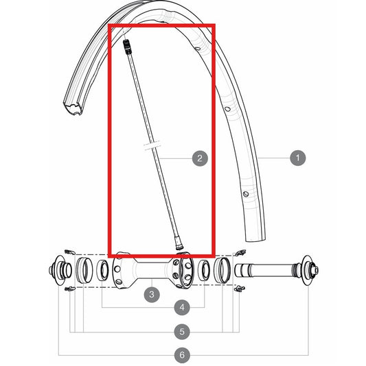 Κιτ 10 Ακτίνων Εμπρός/Πίσω MAVIC R-SYS 282,7mm