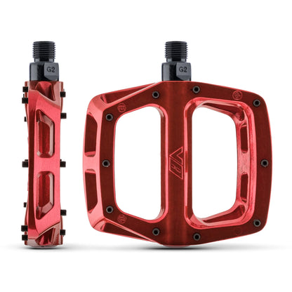 Ravne pedale DMR V8 crvene