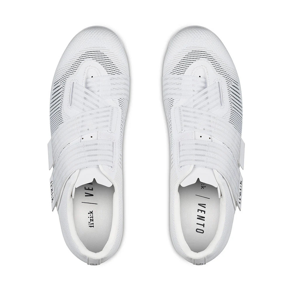 FIZIK VENTO POWERSTRAP AEROWEAVE Road Cycling Shoes White