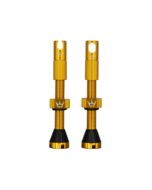 Zawory Tubeless PEATY'S x Chris King MK2 Presta 60 mm (x2) Złoty