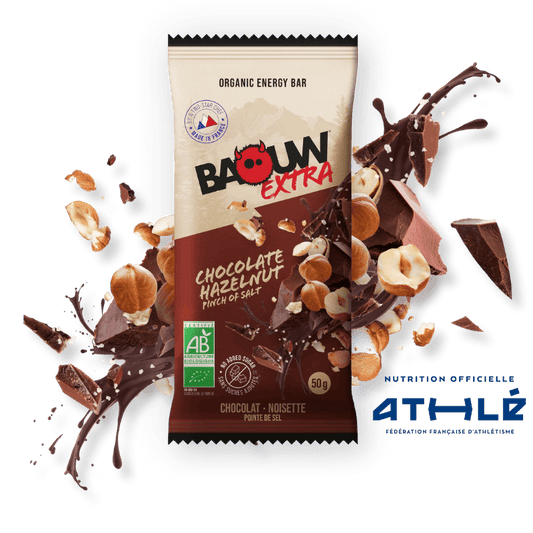 BAOUW BIO EXTRA Chocolate-Hazelnut Energy Bar (50g)
