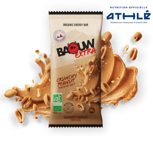 BAOUW BIO EXTRA Peanut Crunchy Energy Bar (50g)