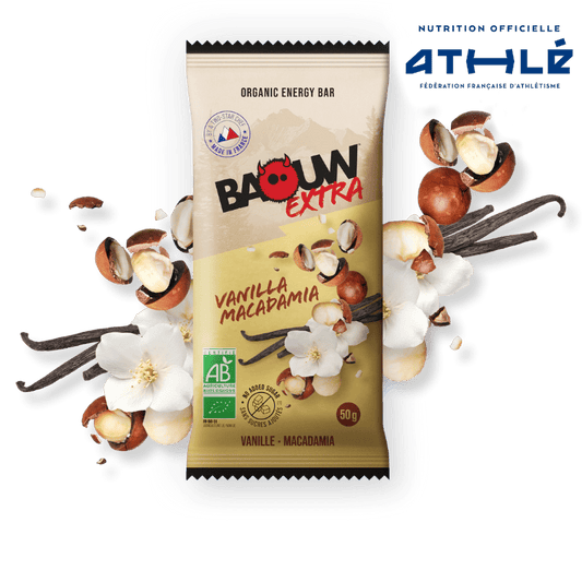 BAOUW BIO EXTRA Vanilla-Macadamia Energy Bar (50g)