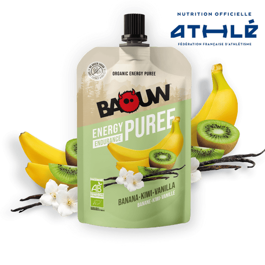BAOUW Bio -energiasose Hedelmäresepti Banaani/Kiivi/Vanilja (90g)