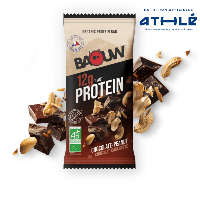 BAOUW BIO EXTRA Chocolate/Peanut Protein Bar (50g)