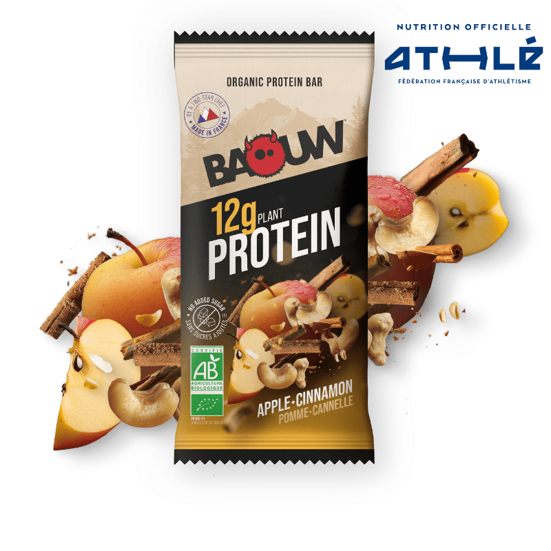 Eiwitreep BAOUW BIO EXTRA Appel/Kaneel (50g)