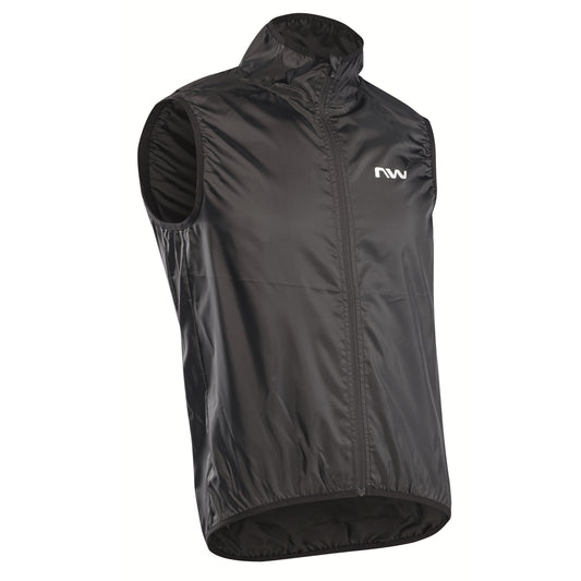 NORTHWAVE VORTEX melna veste bez piedurknēm 2026