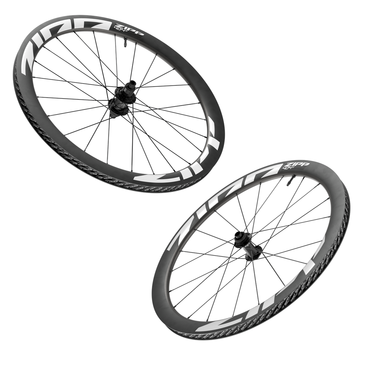 Para Kół ZIPP 404 S A1 Tubeless Ready (Center Lock) Czarny/Biały
