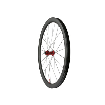 HOPE RX40 700C carbon front wheel, red Pro 5 hub