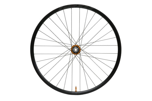 HOPE RX24 700C bakhjul i aluminium, orange Pro 5-nav