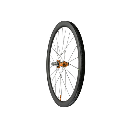 HOPE RX40 700C baghjul i carbon med orange Pro 5-nav