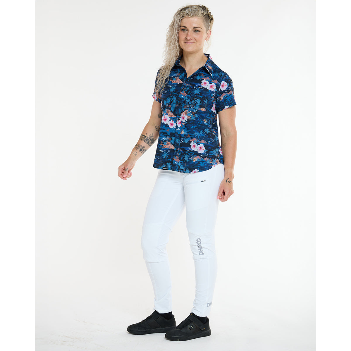 Technisch Hemd DHARCO TECH PARTY OASIS Dames Blauw