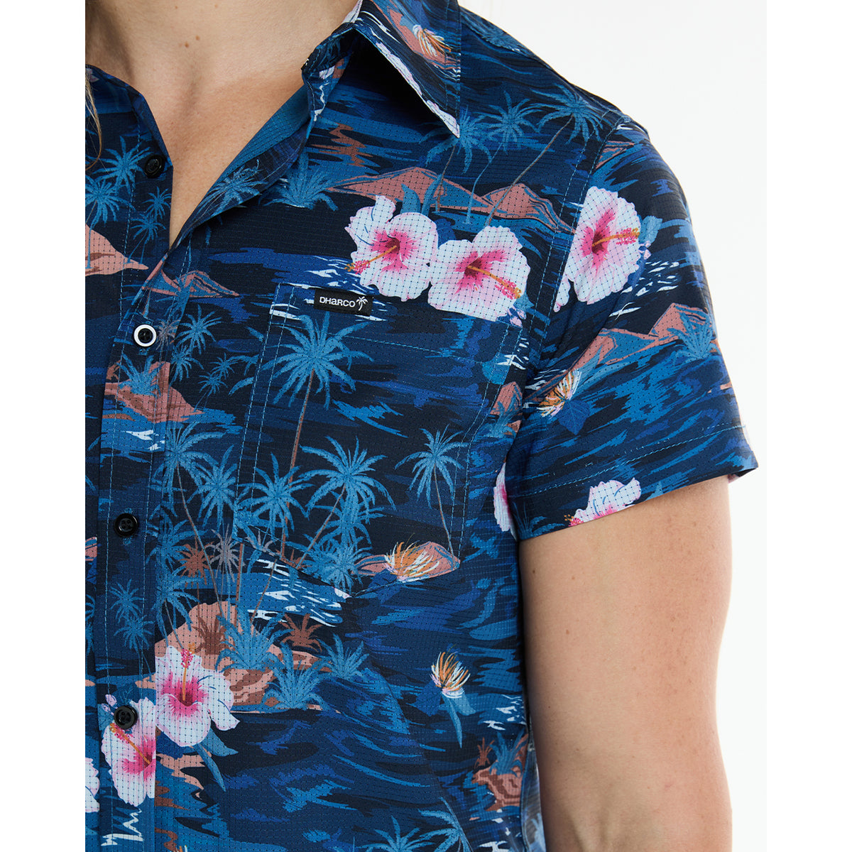 Technisch Hemd DHARCO TECH PARTY OASIS Dames Blauw