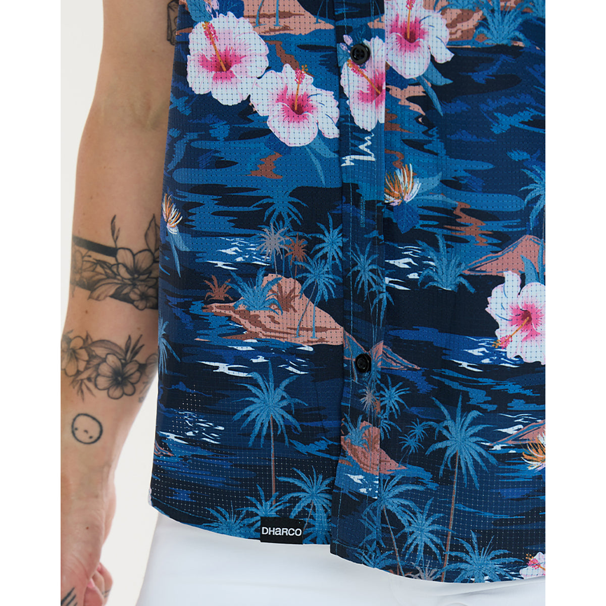 Technisch Hemd DHARCO TECH PARTY OASIS Dames Blauw