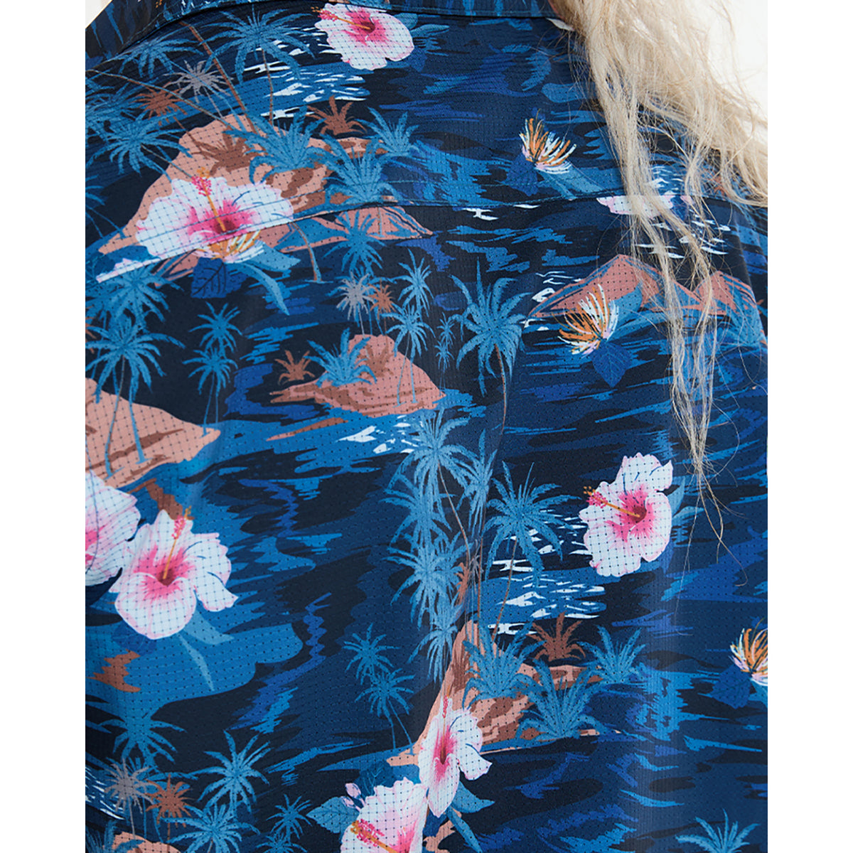 Technisch Hemd DHARCO TECH PARTY OASIS Dames Blauw