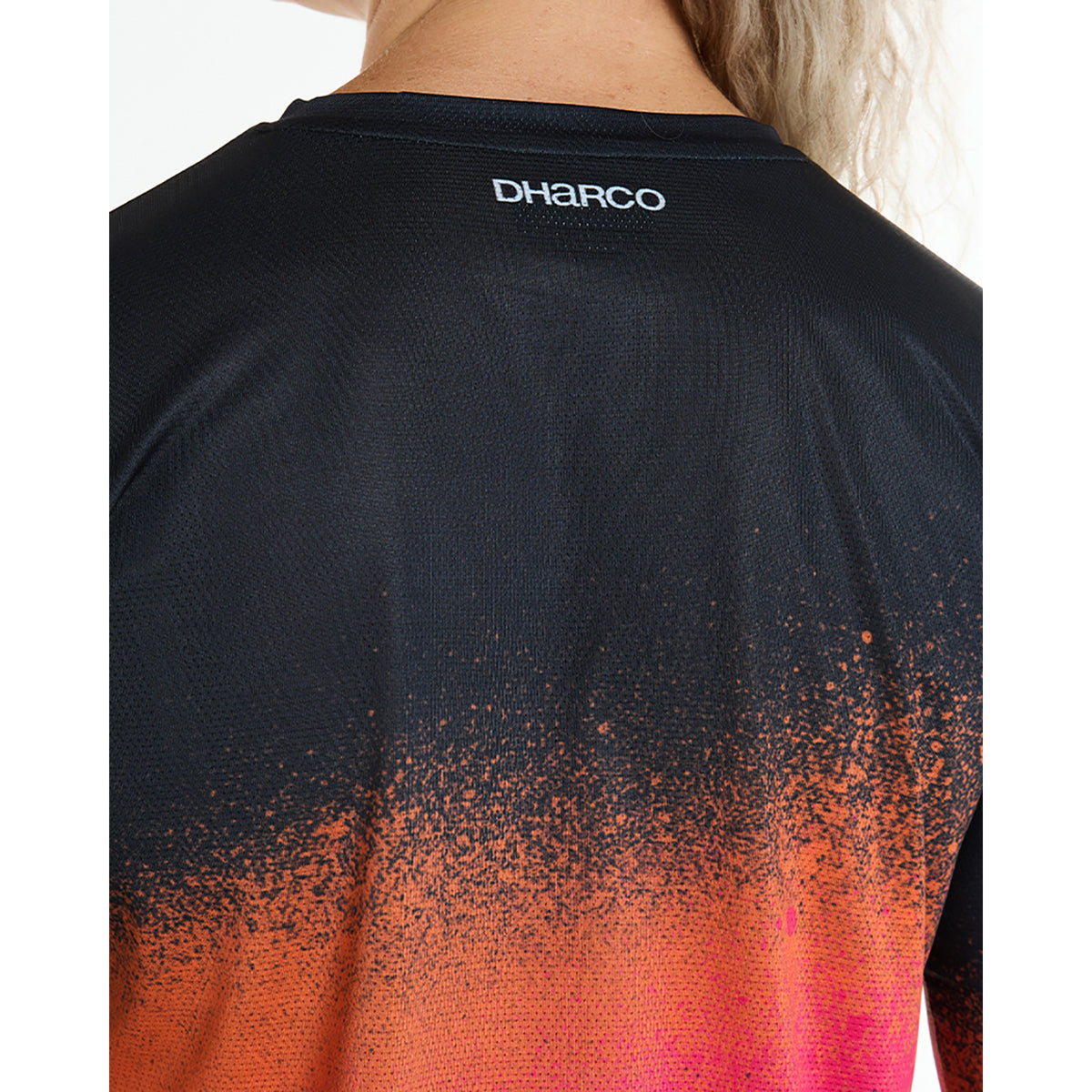 Trøje DHARCO RACE BLACK SNAKE Lange Ærmer Dame Sort/Orange