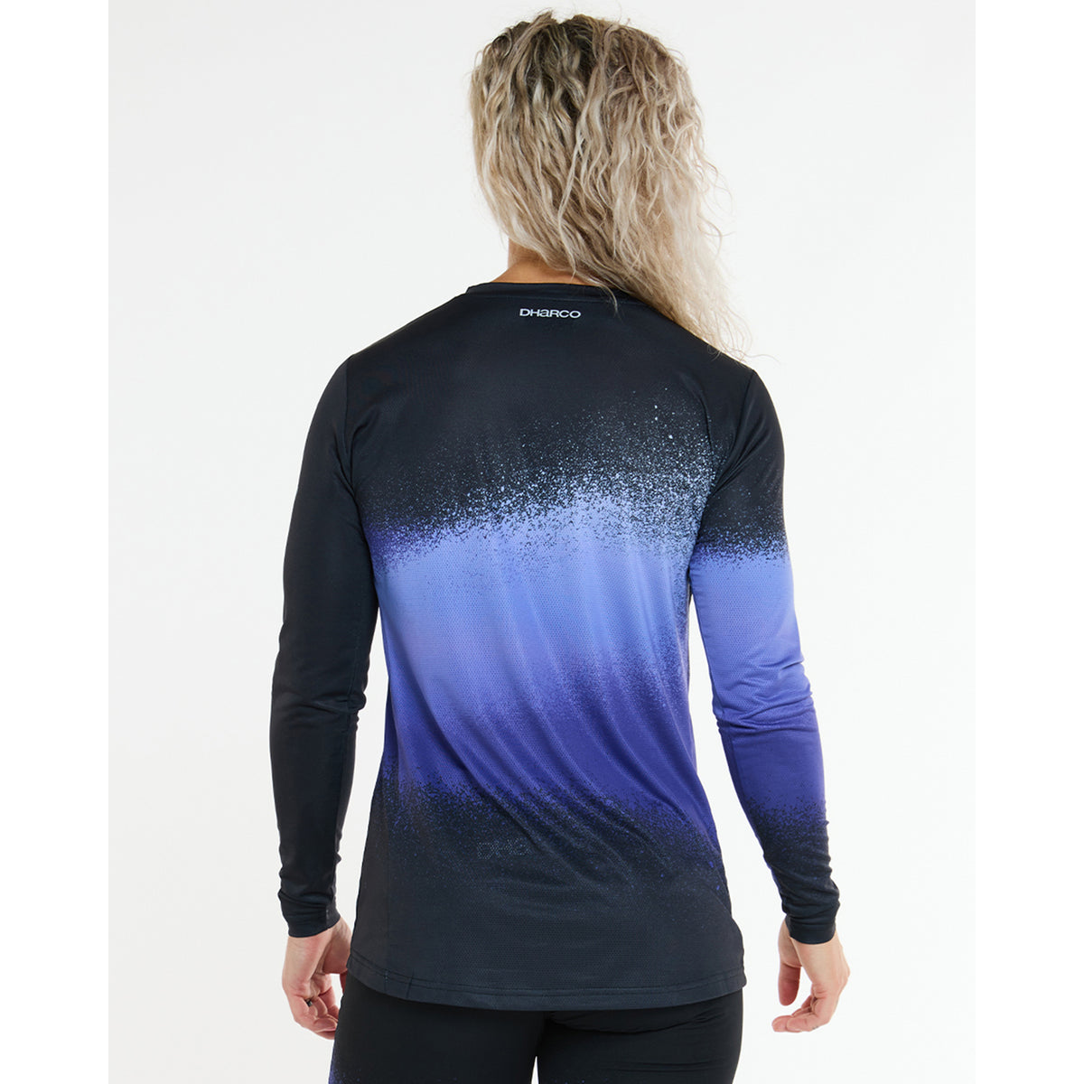 Trøje DHARCO RACE ULTRA VIOLET Lange Ærmer Dame Sort/Lilla