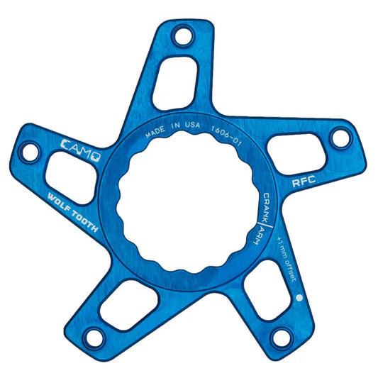 WOLF TOOTH CAMO P3 Raceface Cinch Direct Mount Offset 3mm Blue Chainring Spider