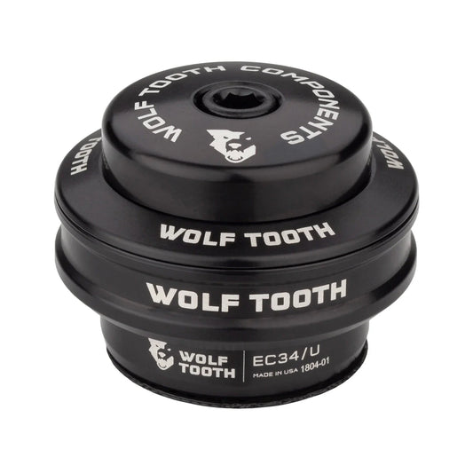 Upper Cup for External Headset WOLF TOOTH PREMIUM 1"1/8 EC34 Stack 16 mm Black