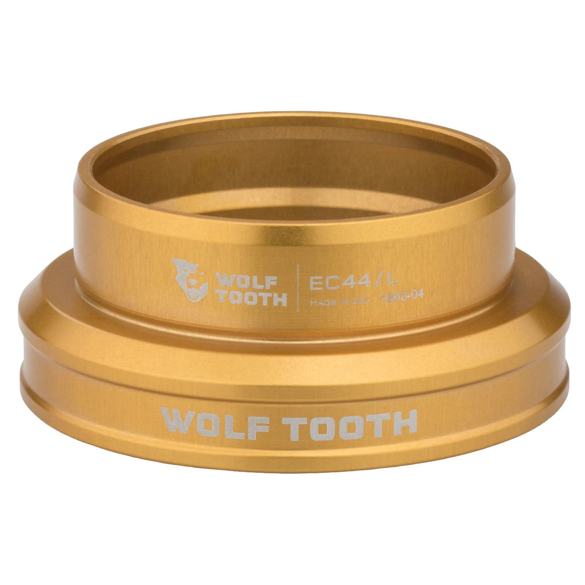Lower Cup for External Headset WOLF TOOTH PREMIUM 1.5" EC44 Gold