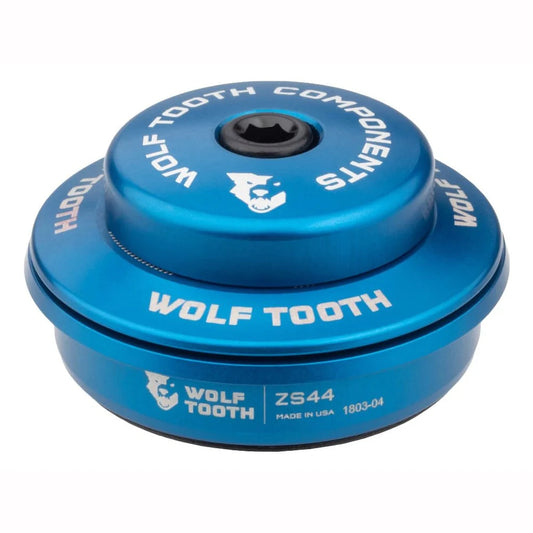 Górna Miseczka Sterowania Semi-Zintegrowanego WOLF TOOTH PREMIUM 1"1/8 ZS44 Stack 6 mm Niebieska