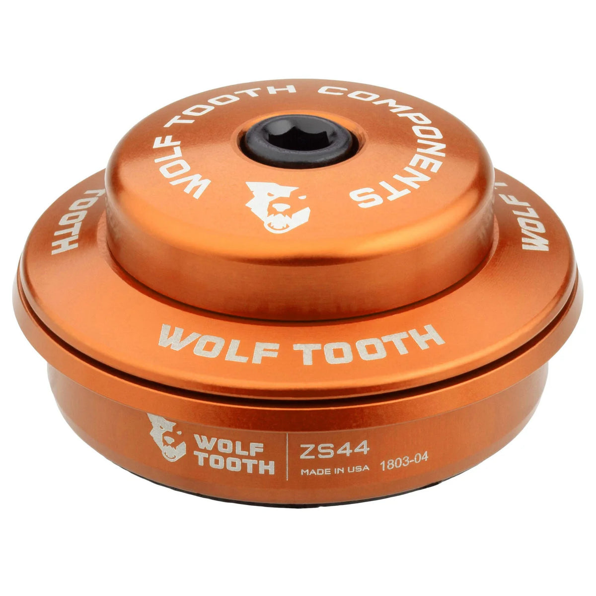 Upper Cup for Semi-Integrated Headset WOLF TOOTH PREMIUM 1"1/8 ZS44 Stack 6 mm Orange