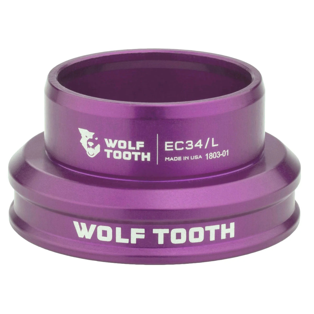WOLF TOOTH PERFORMANCE ulkoisen ohjainlaakerin alakuppi 1"1/8 EC34 violetti