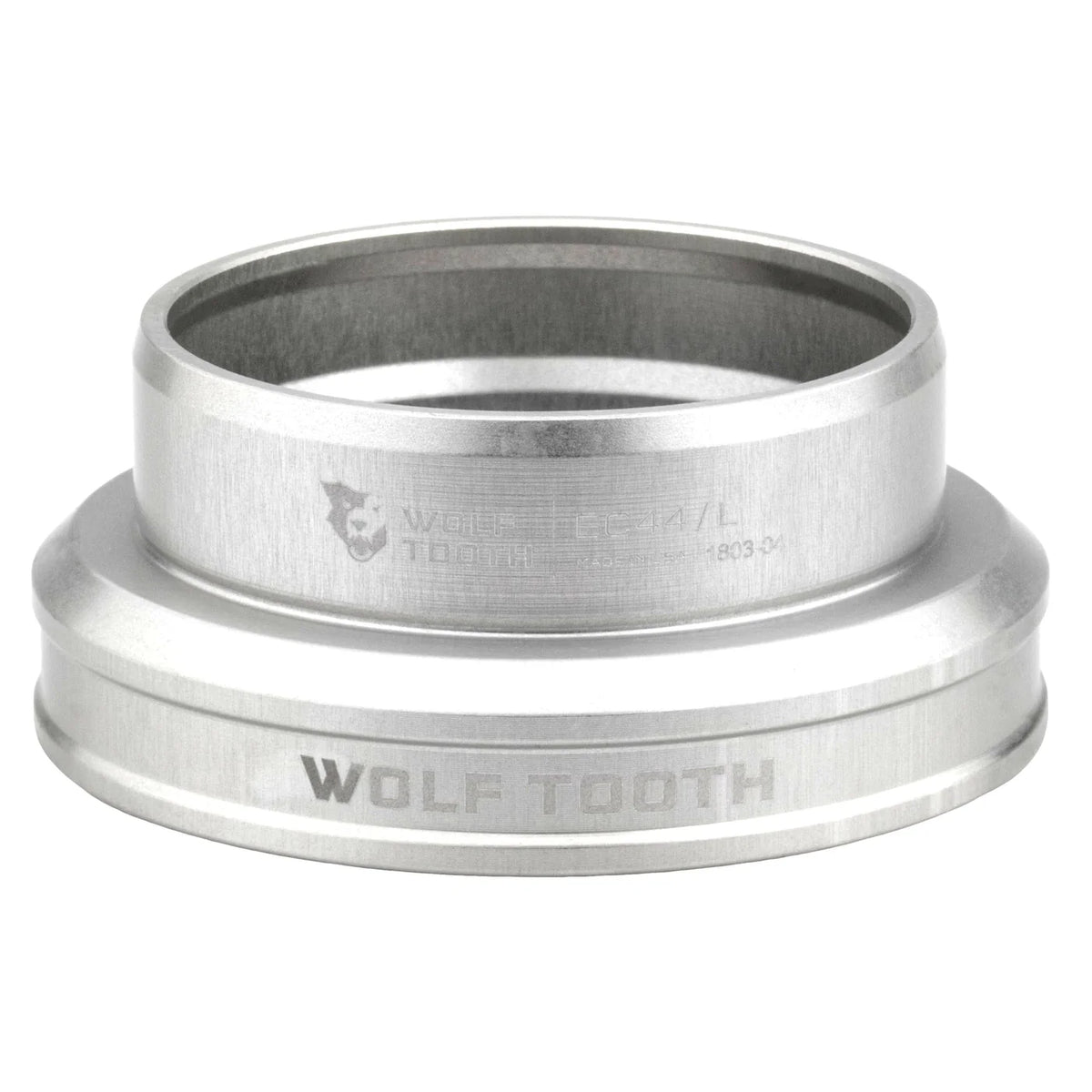 Lower Cup for External Headset WOLF TOOTH PREMIUM 1.5" EC44 Silver