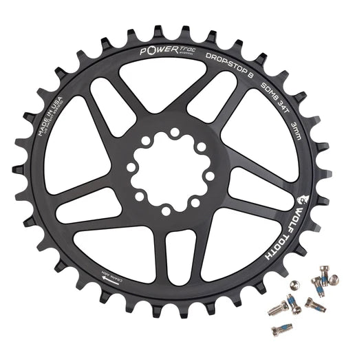 WOLF TOOTH 12V SRAM Direct Mount 8-bolt Offset 3mm Oval Single Chainring