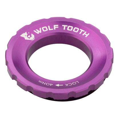 WOLF TOOTH External Centerlock Nut Purple